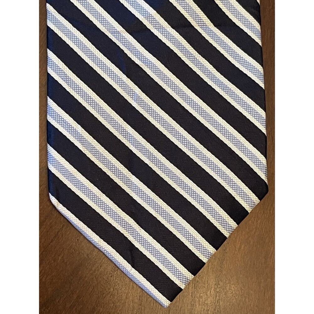 Beau Brummel Soho Blue Hand Made 100% Silk Men’s Neck Tie Made In China